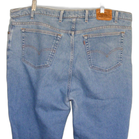 LEVI'S Vintage 540 Jeans, 44, BROWN TAB, Light Blue Wash, Zipper fly - Picture 4 of 11